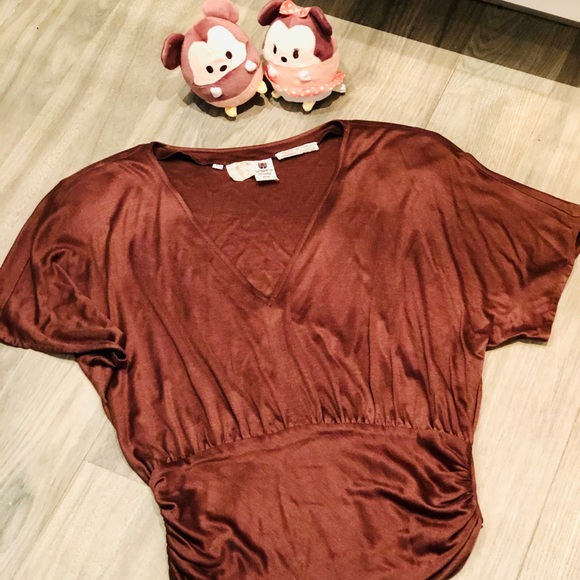 Ungaro Blouse Made in Italy Chocolate brown - Picture 2 of 7